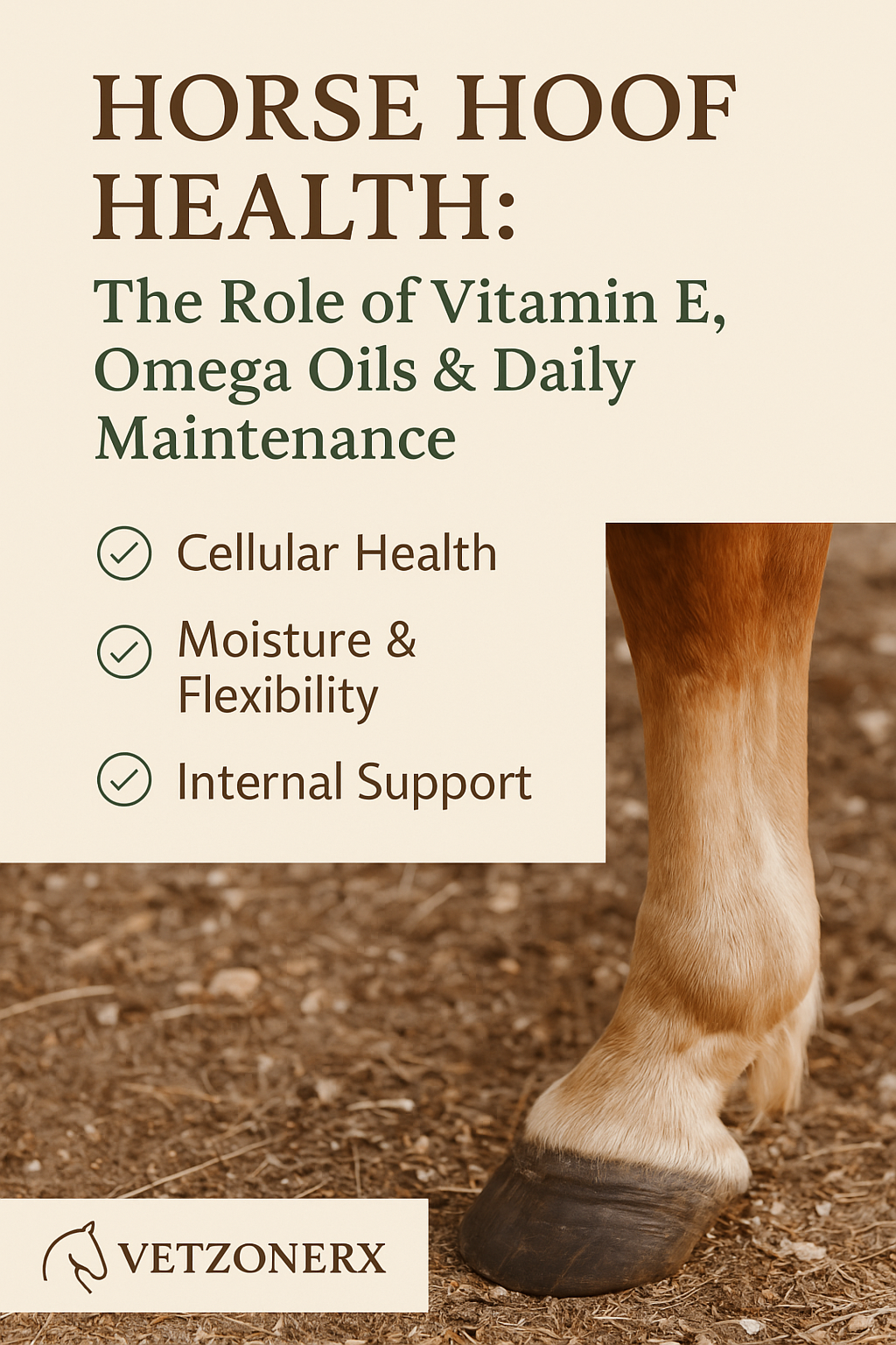 Horse Hoof Health: The Role of Vitamin E, Omega Oils & Daily Maintenance
