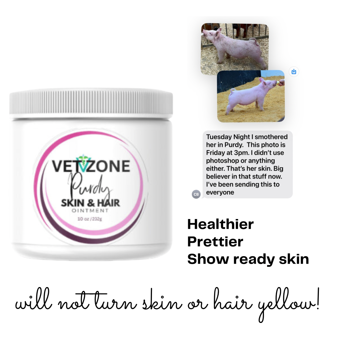 alternate label view of Purdy Ointment by VetZoneRx – veterinarian-formulated ozone ointment for animal wounds