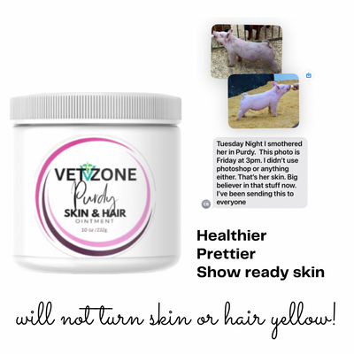 alternate label view of Purdy Ointment by VetZoneRx – veterinarian-formulated ozone ointment for animal wounds