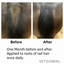 VetZoneRx La’Longer Mane & Tail – Growth serum for stronger, longer manes and tails before and after actual client photo